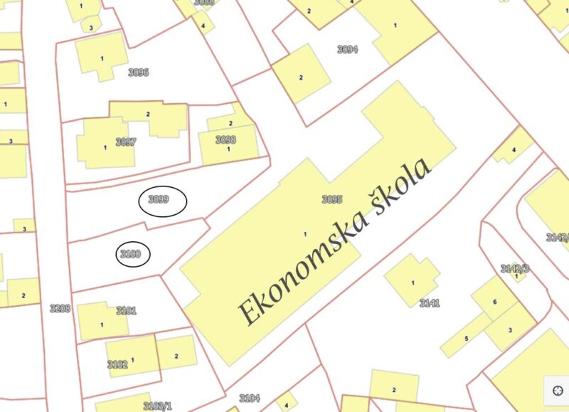 Ekonomska škola i zgrada na katastarskim parcelama broj 3099 i 3100