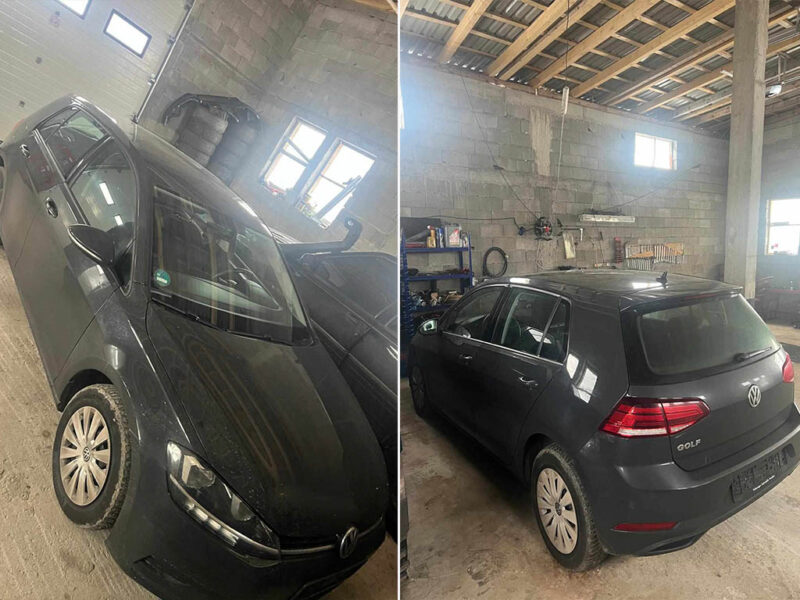 Automobil I.Hasanovića koji je nestao