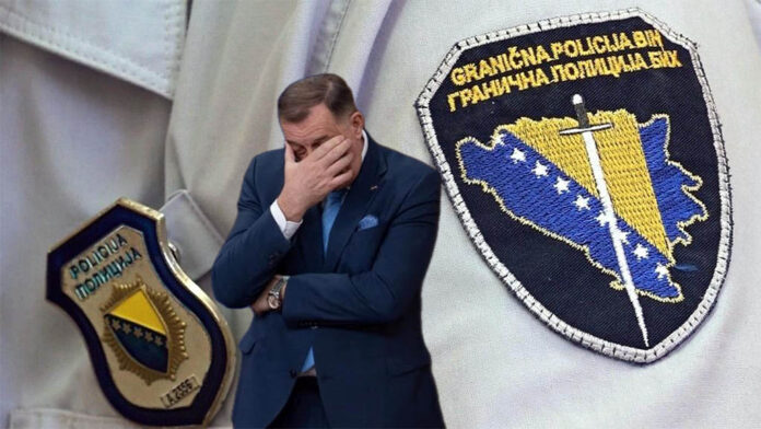 dodik carina, granica
