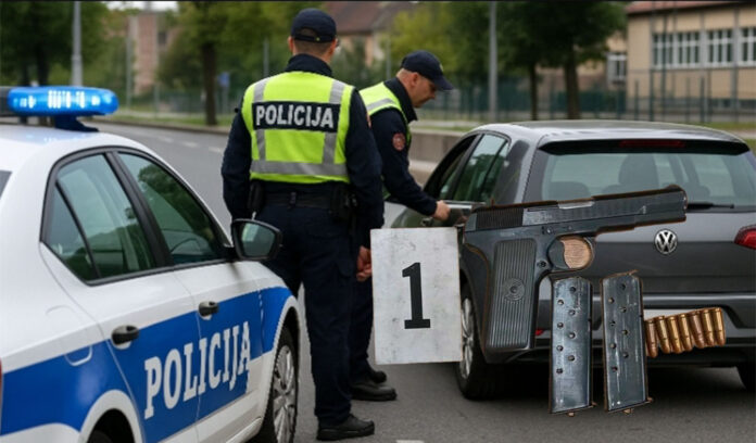 hapsenje, policija, pistolj