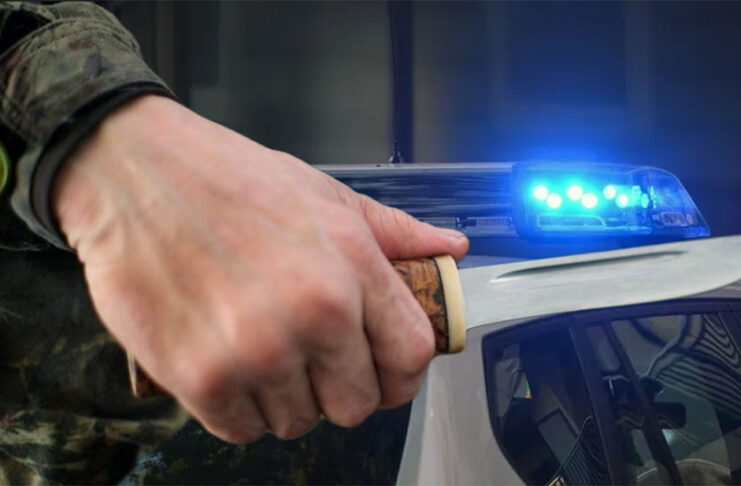 noz ubadanje policija