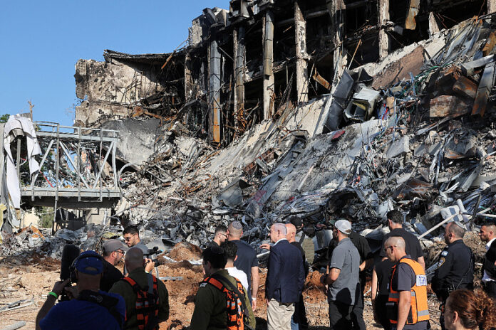 izrael bombardovan steta