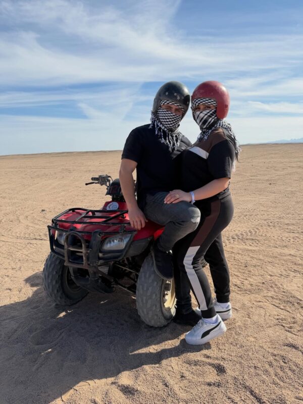 Hamza sa izabranicom na bračnom putovanju