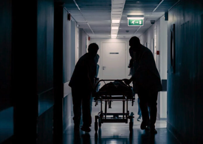 bolnica, pacijent, ranjen