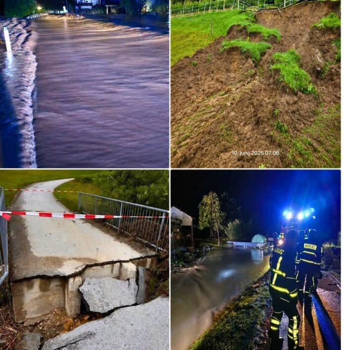Snažno nevrijeme pogodilo je Sloveniju