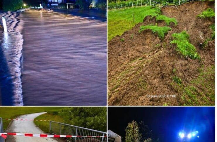 Snažno nevrijeme pogodilo je Sloveniju