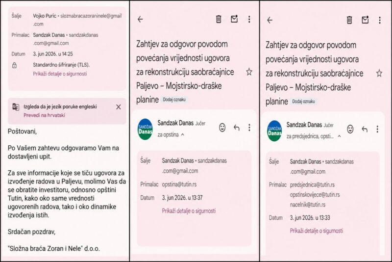 Od svih navedenih jedino je Firma Složna braća odgovorila na pitanja!